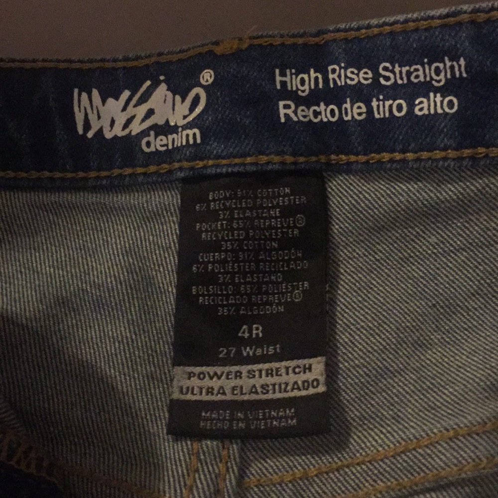 Target High Rise Straight Jeans - Picture 2 of 2